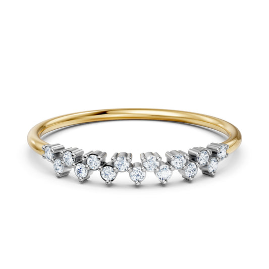 BIS Hallmarked 14KT Solid Gold Moissanite Ring