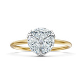 9K Solid Gold Marquise Cut Moissanite Diamond Ring Women Engagement Promise Ring Fine Jewelry Gift