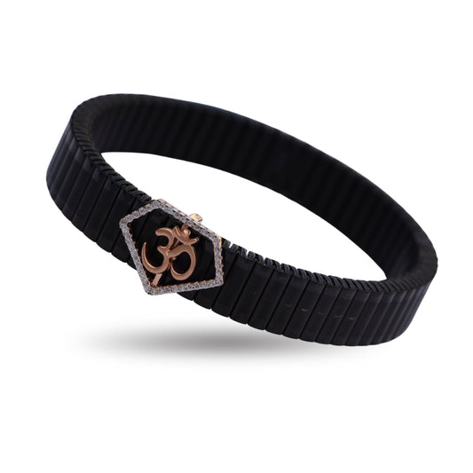 Stylish Men Bracelet with american diamond