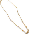 Gold Pearl Necklace - Bridal & Festive Jewelry