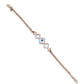 Evil Eye Bracelet with American Diamonds