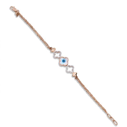 Evil Eye Bracelet with American Diamonds