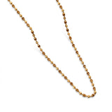 Gold Tulsi Mala with Gold-Toned Beads