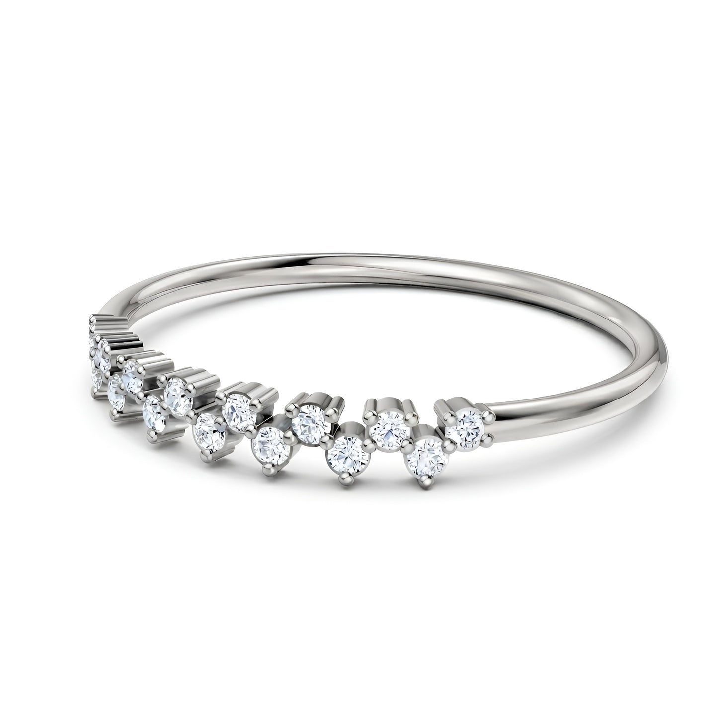 BIS Hallmarked 14KT Solid Gold Moissanite Ring