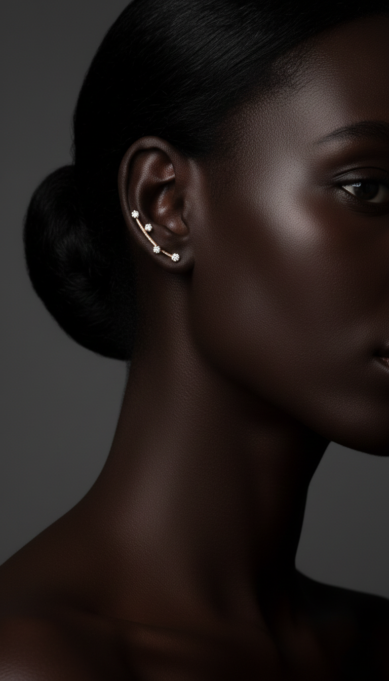 Floral Branch Earrings - Minimal Luxury