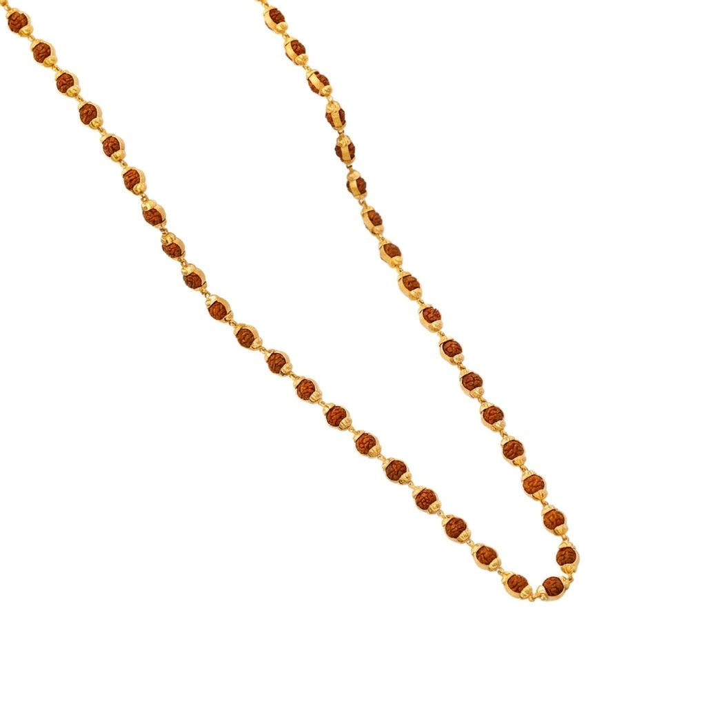 Rudraksha Gold Mala