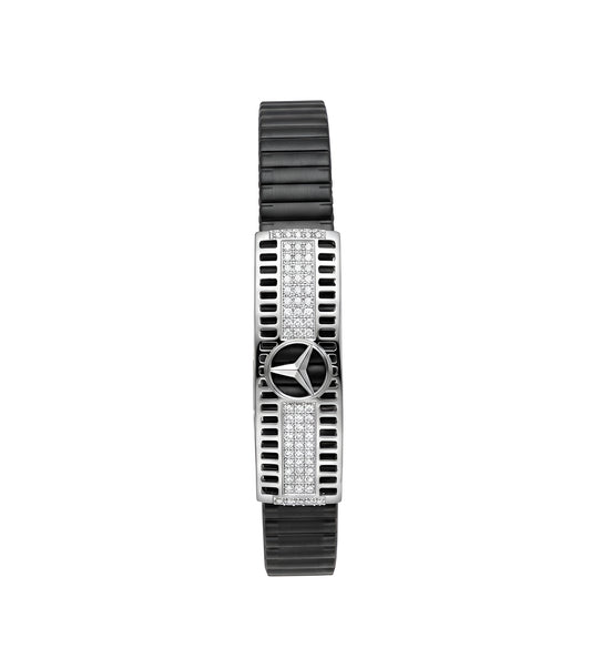 925 Sterling Silver Luxury Men's Designer Spring Band Bracelet
