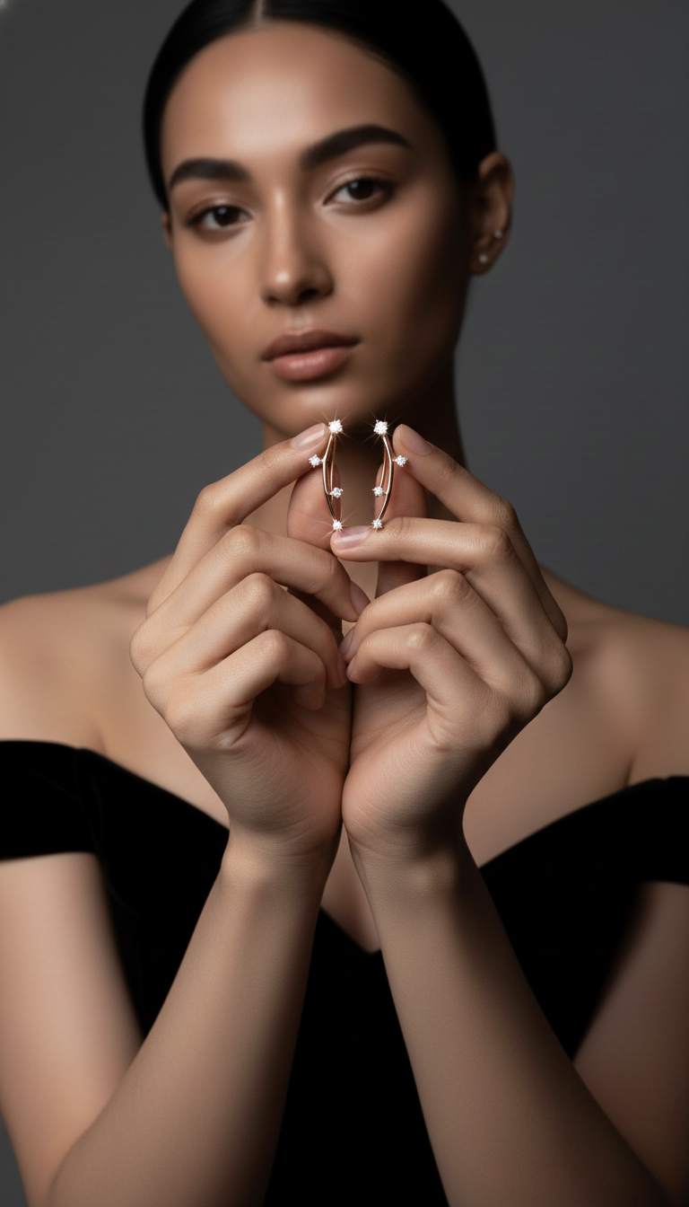 Floral Branch Earrings - Minimal Luxury