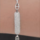 925 Sterling Silver Bracelet for Women American Diamond CZ Link Chain Gift Boxed