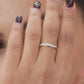 925 Sterling Silver Women Ring American Diamond Twisted Infinity Band Luxury Gift