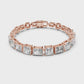 Tennis Bracelet-Square-Cut Stones