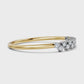 BIS Hallmarked 14KT Solid Gold Moissanite Ring