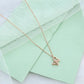 Exquisite Butterfly Pendant Necklace in Rose Gold with Lab-Grown Diamonds