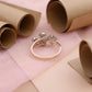 Stunning Lab-Grown Diamond Floral Ladies Ring