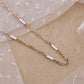 Luxury 18kt Rose Gold Light Weight Chain  with White Accents – Elegant