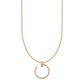 Exquisite Rose Gold chain with Lab-Grown Diamond Pendant