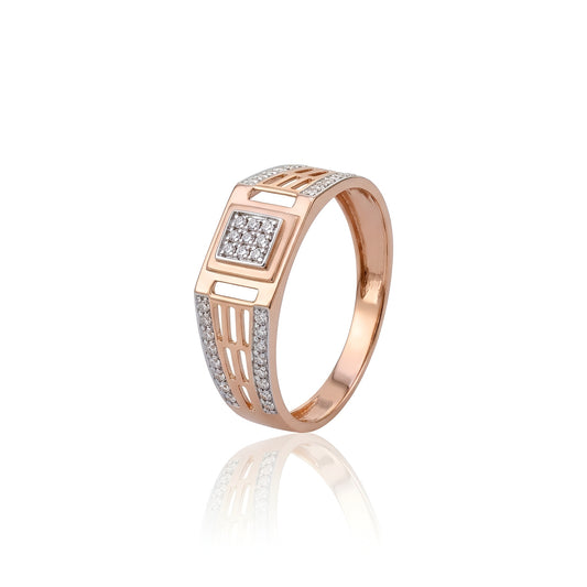 Moissanite Men's Diamond Ring