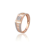 Moissanite Men's Diamond Ring