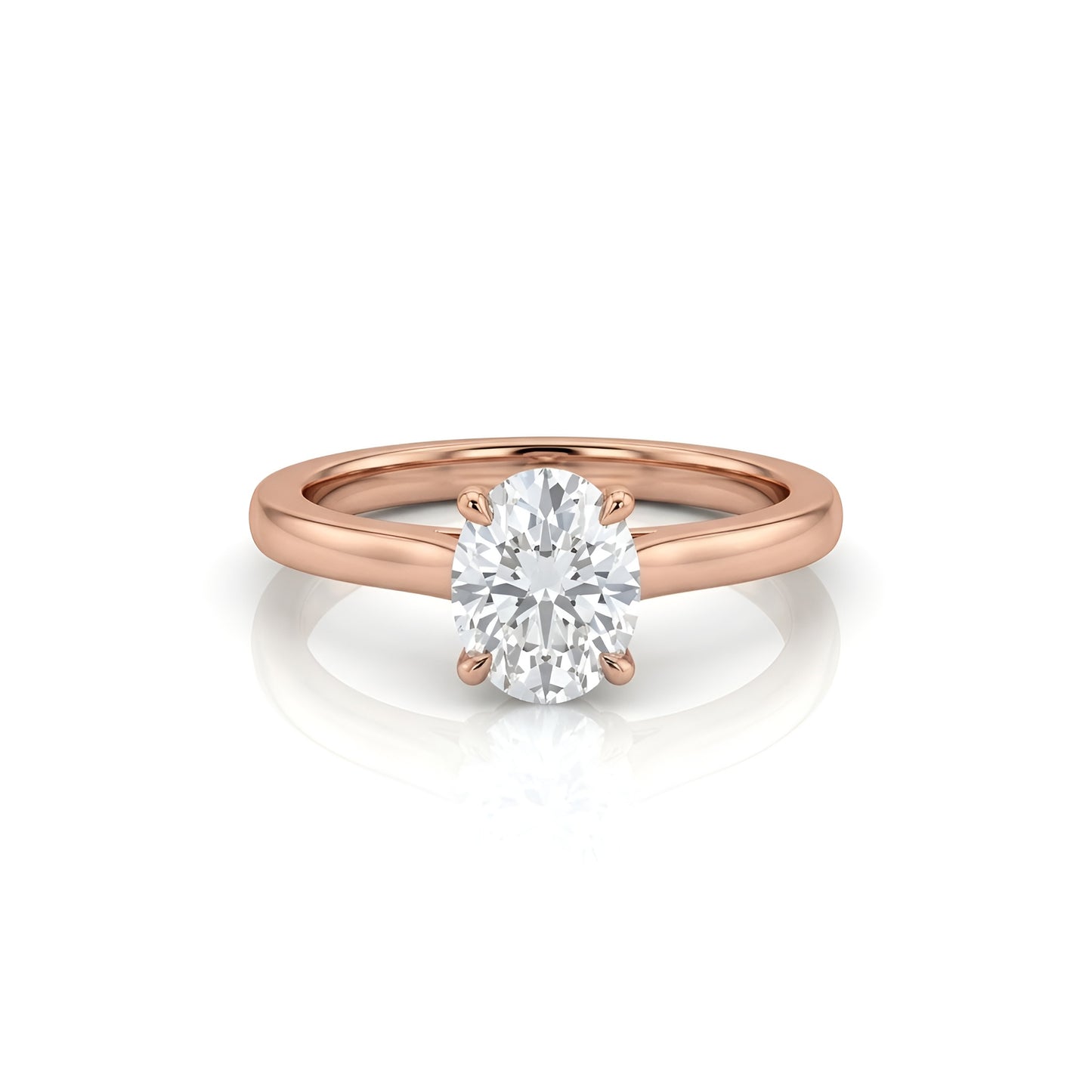 Stunning Lab-Grown Diamond Solitaire Engagement Ring
