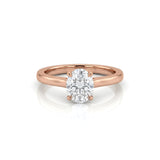Stunning Lab-Grown Diamond Solitaire Engagement Ring