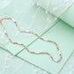 Luxari 18kt Rose Gold Chain with White Rhodium – Elegant & Modern Design