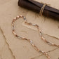 Elegant 18K Rose Gold Chain Necklace – Modern Link Design