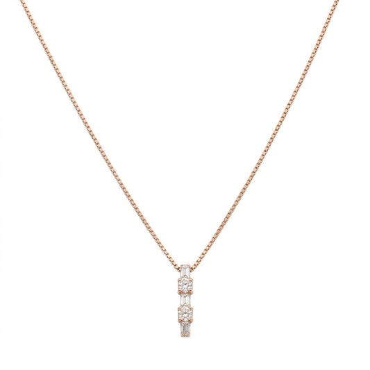 Elegant Lab-Grown Diamond Pendant Necklace in Gold – Ethical, Sustainable, and Timeless