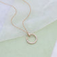 Exquisite Rose Gold chain with Lab-Grown Diamond Pendant