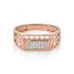 Moissanite Men's Rose Gold  Ring