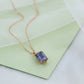 Elegant Chain with Rectangular Pendant