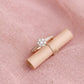 Stunning Rose Gold Engagement Ring with Lab-Grown Diamonds – Elegant Cluster Design
