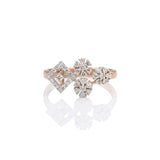 Stunning Lab-Grown Diamond Floral Ladies Ring