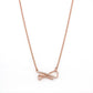 Elegant ROSE Gold Necklace with Diamonds