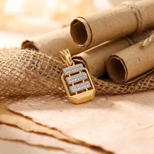 Gold men’s pendant